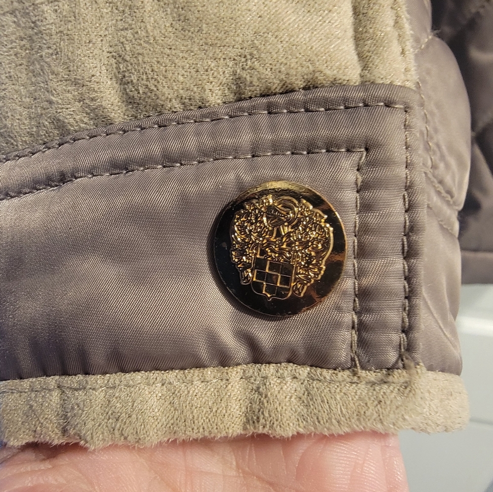 Vince Camuto Quilted Puffer Jacket - Taupe - Picture 5 of 5